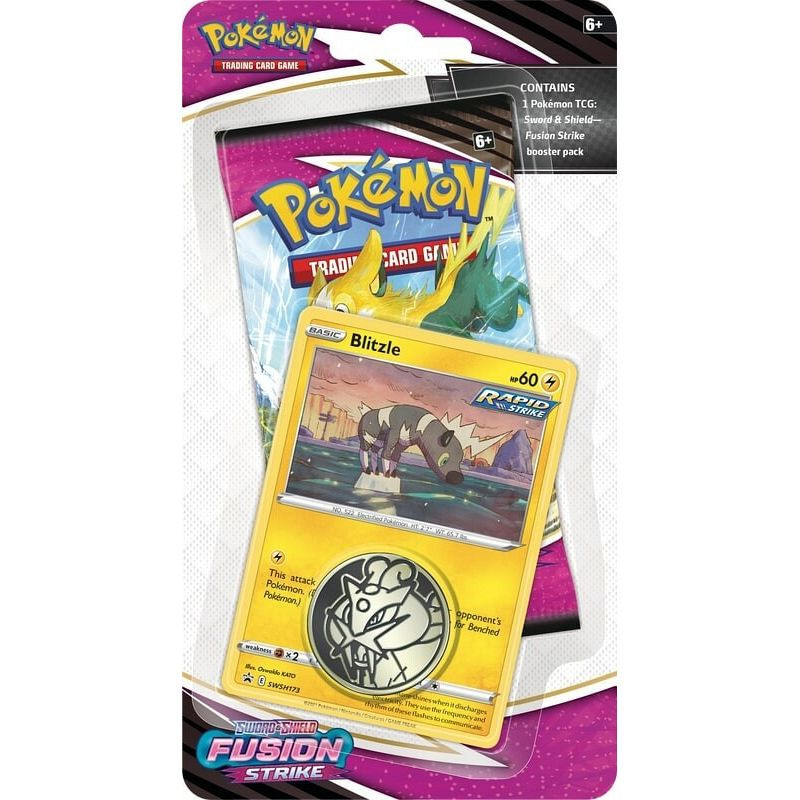 Pokemon SS8 Fusion Strike Checklane Blister Blitzle