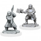 Critical Role Unpainted Miniatures Dwarf Dwendalian Empire Fighter Female