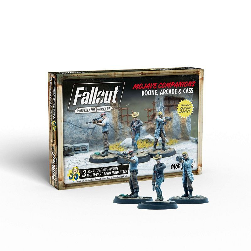 Fallout Wasteland Warfare Boone, Arcade and Cass