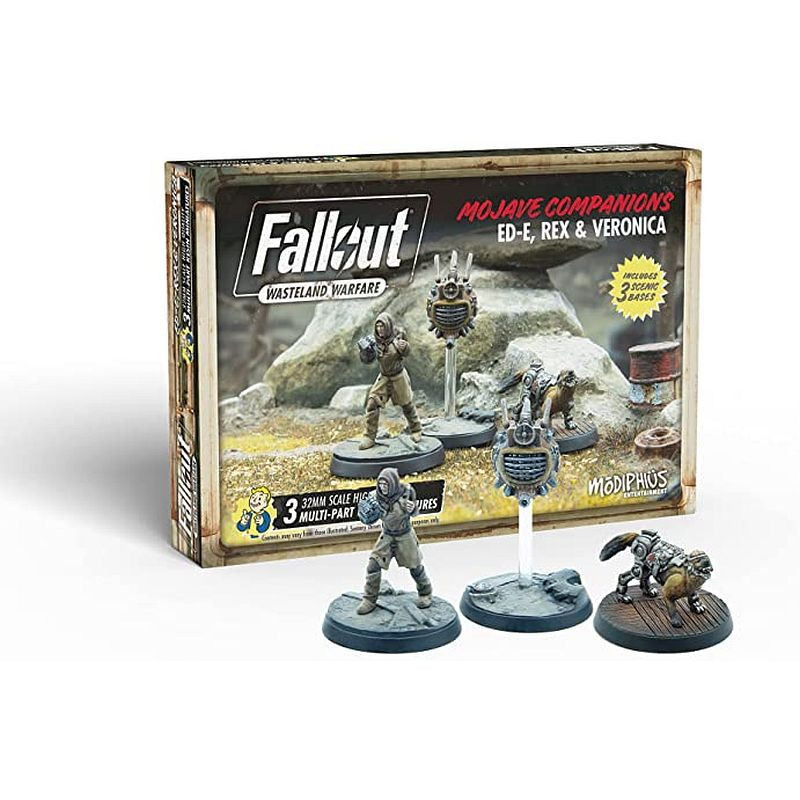 Fallout Wasteland Warfare  Ed-E, Rex and Veronica