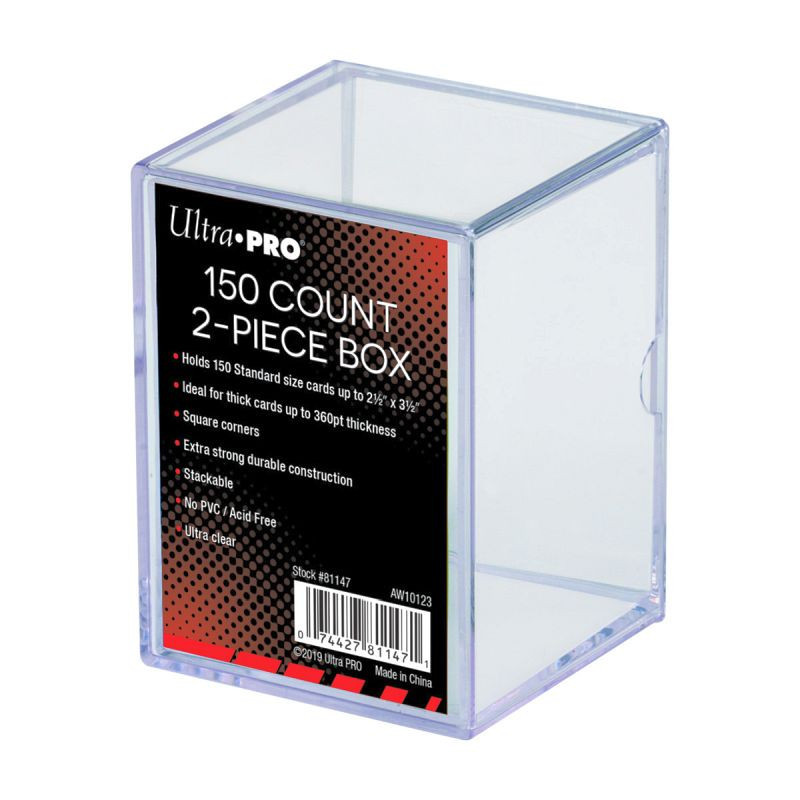 Pudełko Ultra Pro 2-częsciowe Na 150 kart Przezroczyste