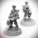 Starfinder Figure: Dwarf Soldier
