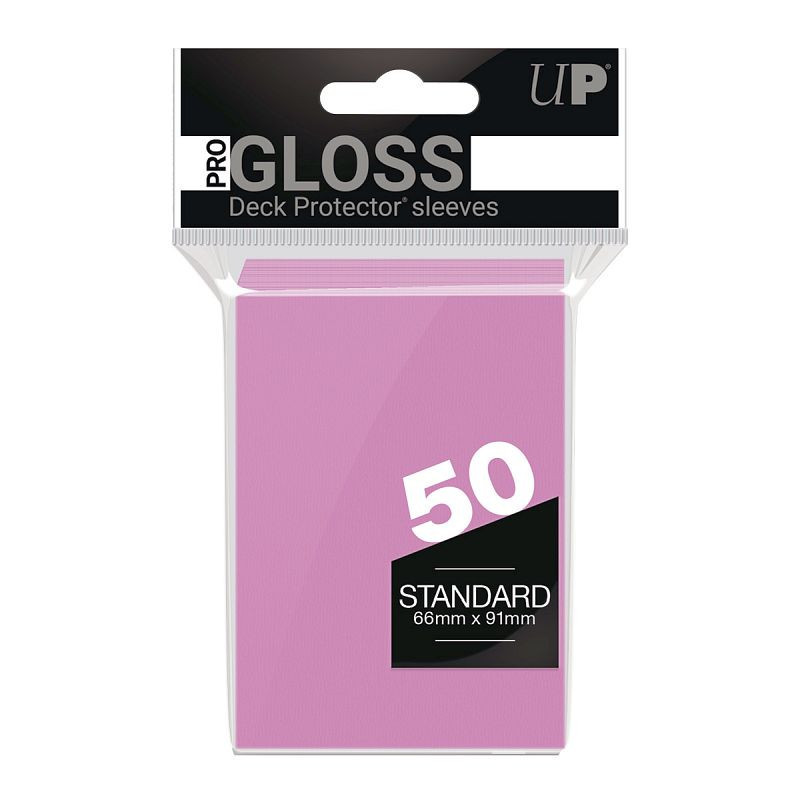 Protektory Ultra Pro Standard CCG Pro-Gloss Różowe 50 szt.