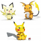 Mega Construx Pokemon Trio - Pichu, Pikachu, Raichu