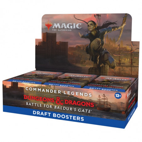MTG Draft Booster Box Commander Legends: Battle for Baldur's Gate CLB + Buy-a-Box