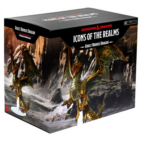 D&D Icons of the Realms Premium Figure Adult Bronze Dragon