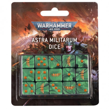 Warhammer 40000: Astra Militarum Dice Set