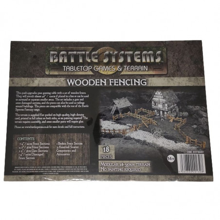 Battle Systems: Wooden Fencing
