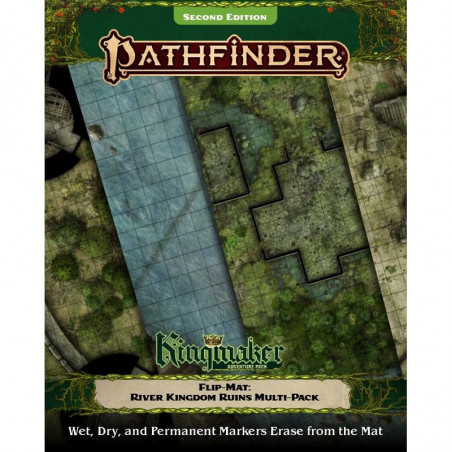 Pathfinder 2.0 RPG: Flip-Mat - Kingmaker Adventure Path River Kingdoms Ruins Multi-Pack [ENG]