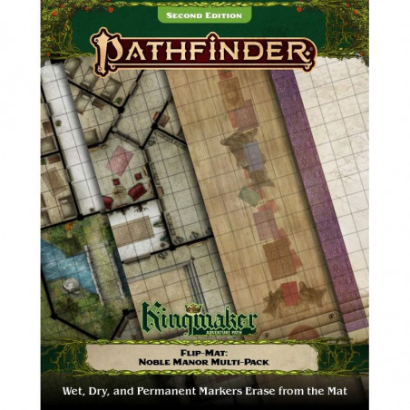 Pathfinder 2.0 RPG: Flip-Mat - Kingmaker Adventure Path Noble Manor Multi-Pack [ENG]