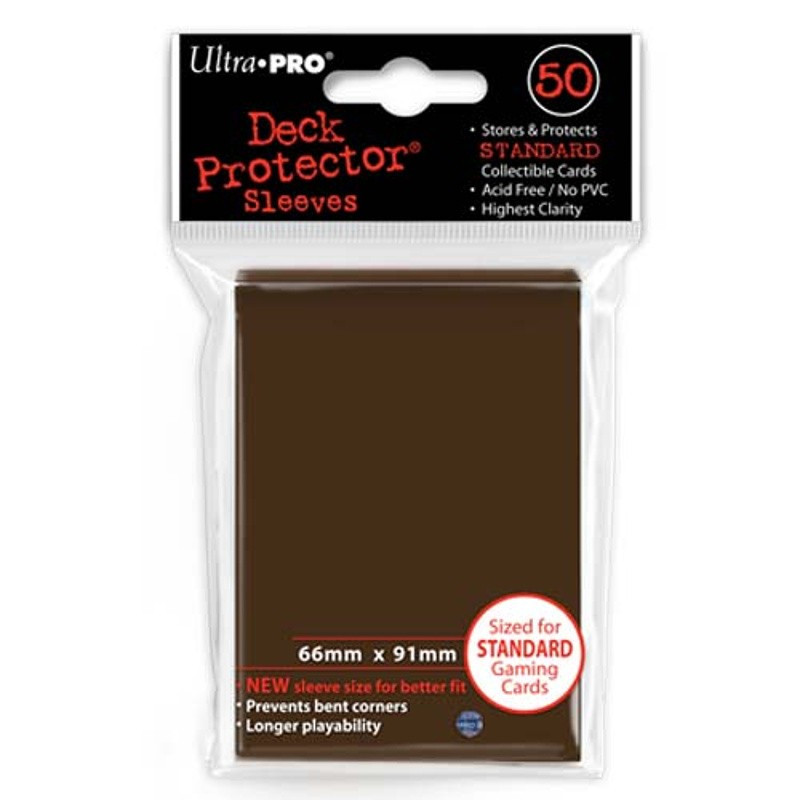 Ultra Pro Deck Protector: Standard Brązowe (50 szt.)