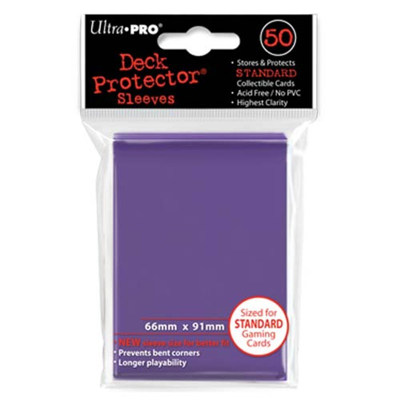 Ultra Pro Deck Protector: Standard Fioletowe (50 szt.)