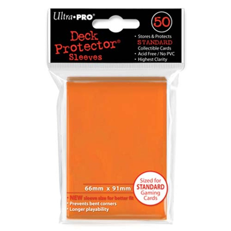 Ultra Pro Deck Protector: Standard Pomarańczowe (50 szt.)