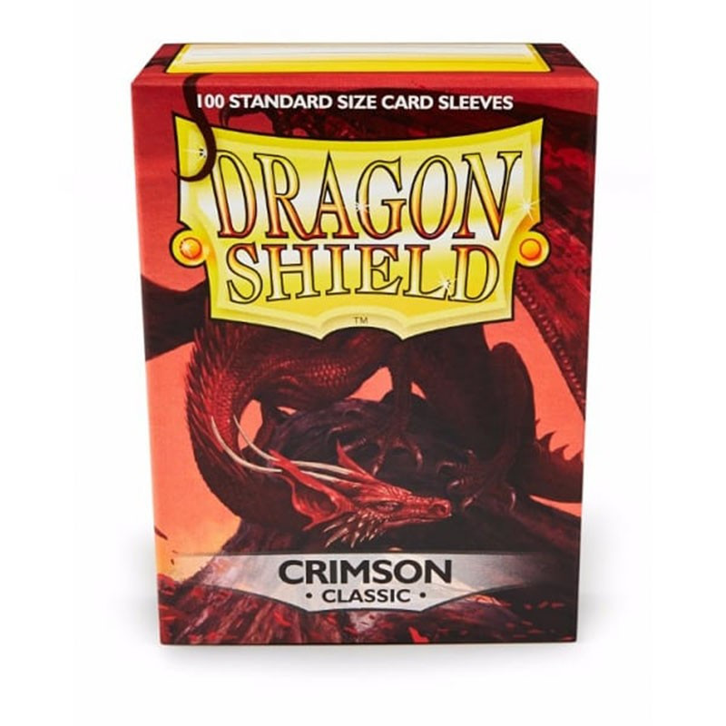 Protektory Dragon Shield - Standard CCG - Crimson (100 szt.)