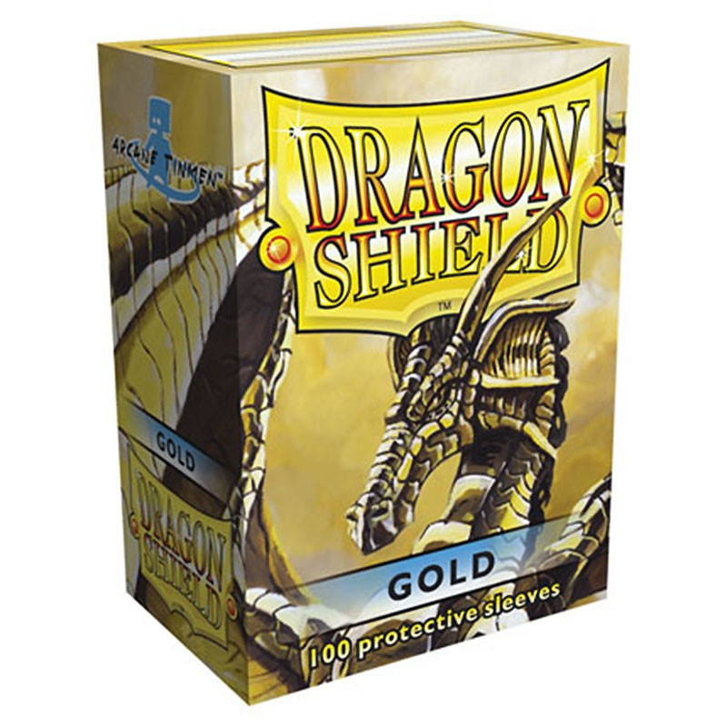 Protektory Dragon Shield - Standard CCG - Złote (100 szt.)
