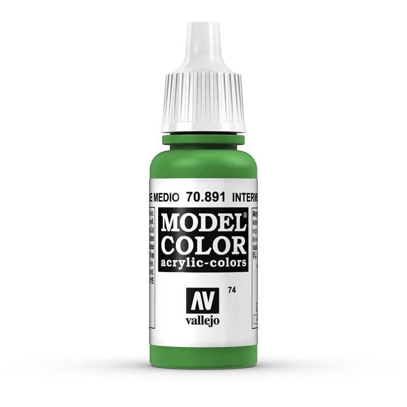Farbka Vallejo Model Color Intermediate Green