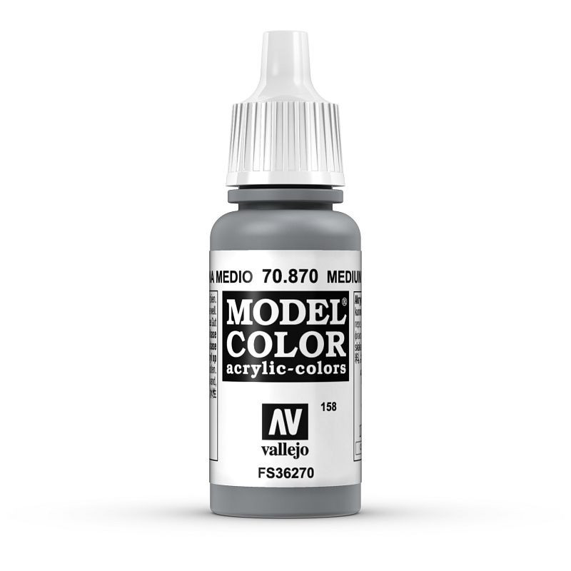 Farbka Vallejo Model Color Medium Sea Grey