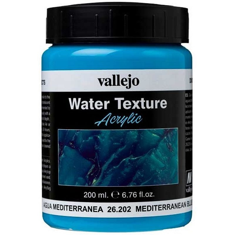 Vallejo Water Textures Miditerranean Blue 200ml 26.202