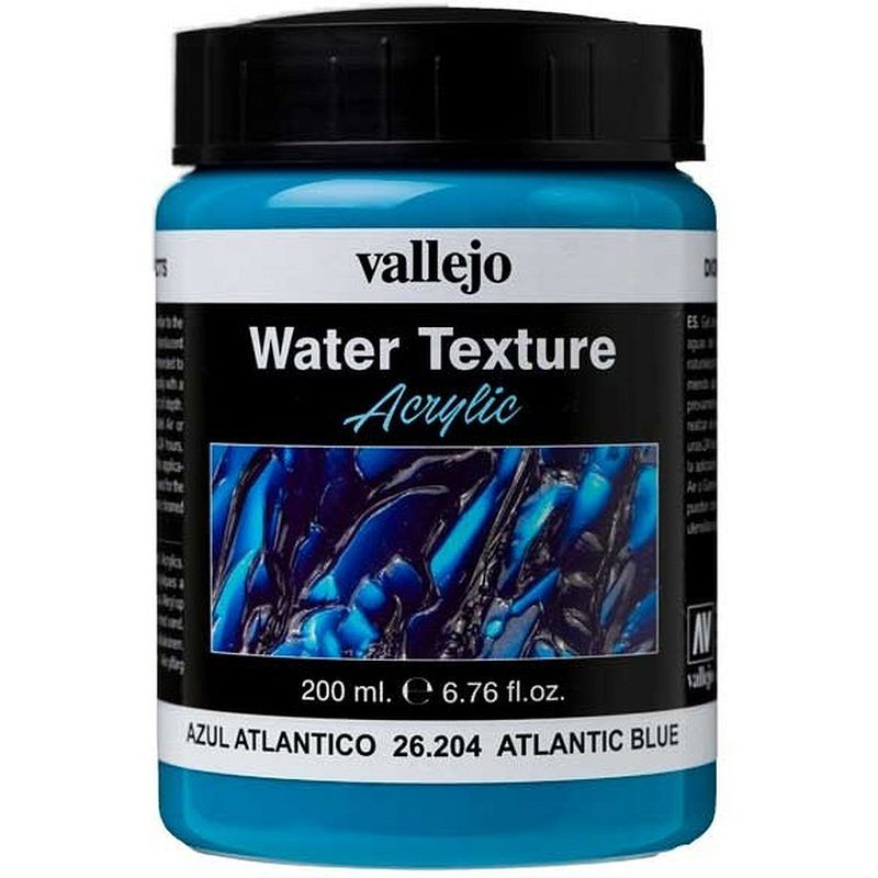 Vallejo Water Textures Atlantic Blue 200ml 26.204