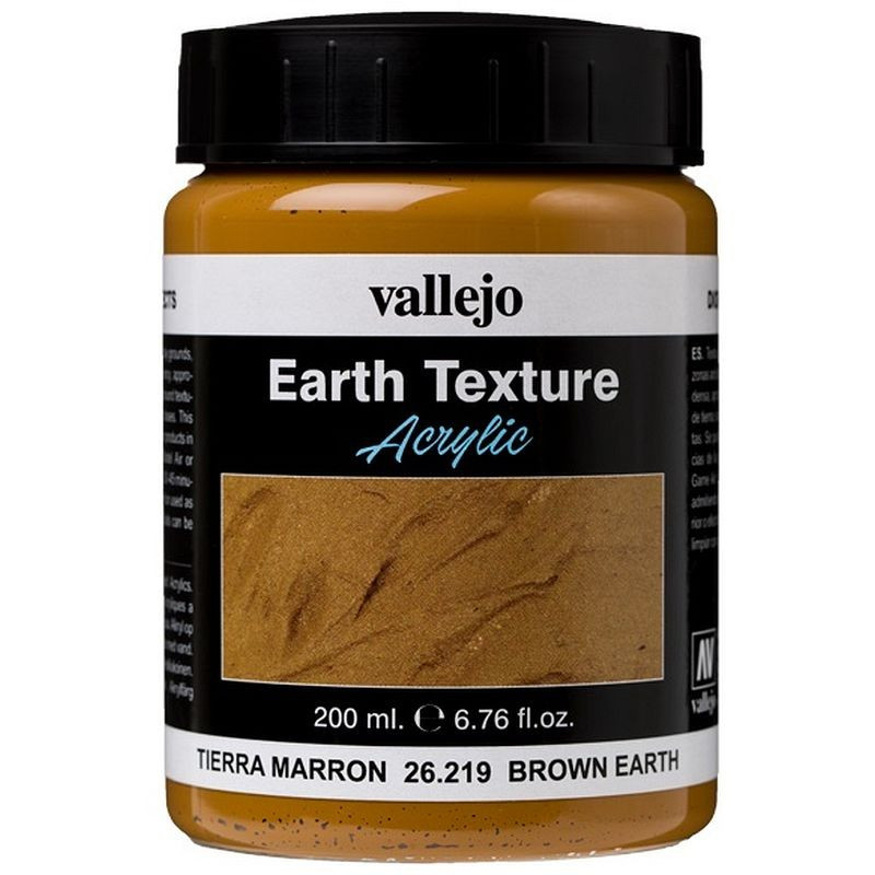 Vallejo Earth Textures Brown Earth 200ml 26.219