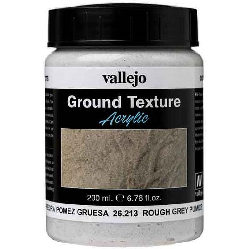 Vallejo Ground Textures Rough Grey Pumice 200ml 26.213