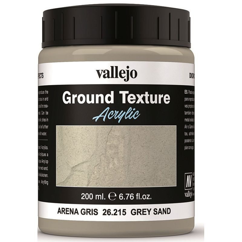Vallejo Ground Textures Grey Sand 200ml 26.215