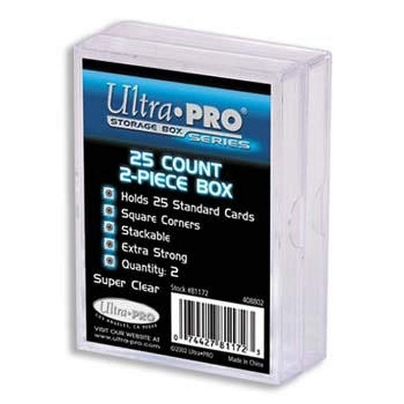 Pudełko Ultra Pro na 25 kart 2-częsciowe Przezroczyste 2szt.