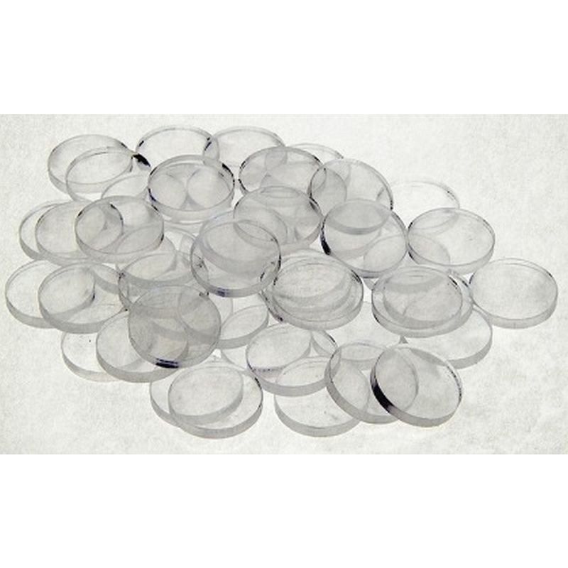 Podstawki Kromlech Clear Plexi Base Round 25mm (50)