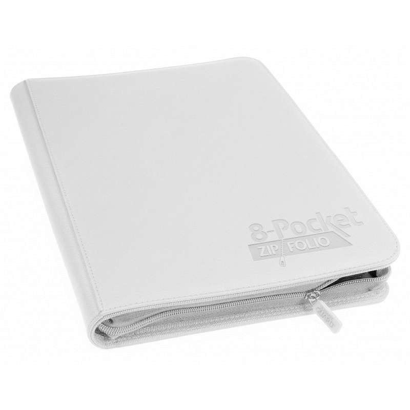Album Ultimate Guard Zipfolio XenoSkin 8-Pocket Biały