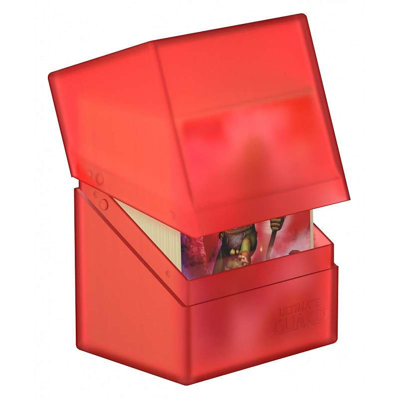 Pudełko Ultimate Guard Boulder Deck Case 80+ Czerwone