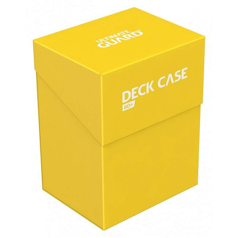 Pudełko Ultimate Guard Standard Deck Case 80+ Żółte