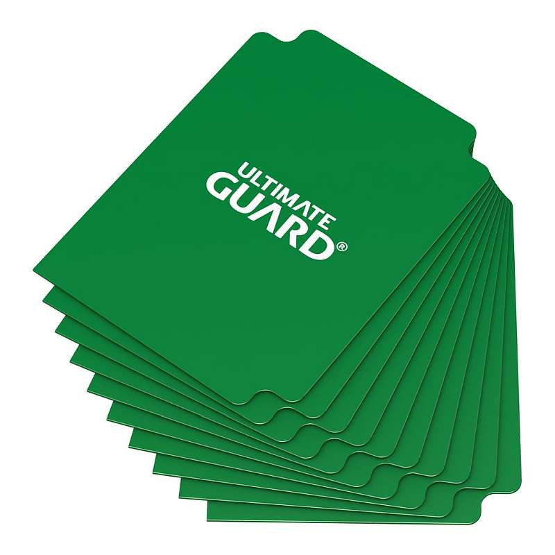 Przekładki do kart Ultimate Guard Zielone 10 szt.