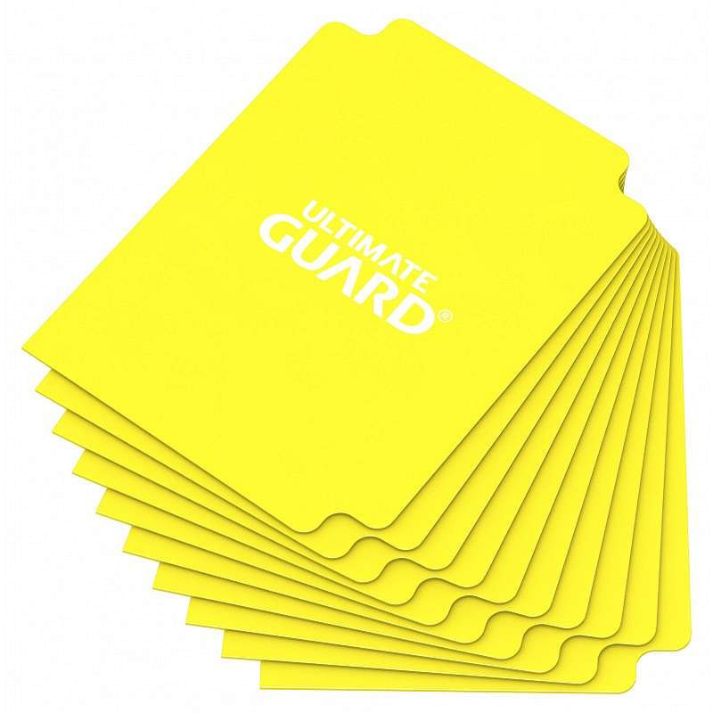 Przekładki do kart Ultimate Guard Żółte 10 szt.