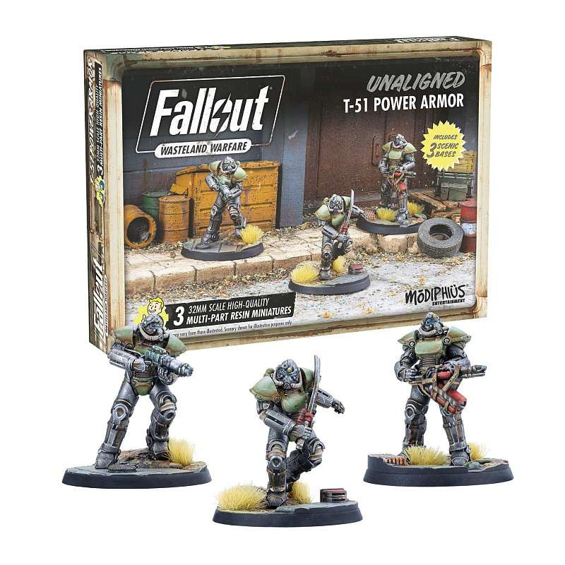 Fallout Wasteland Warfare Unaligned T51 Power Armour