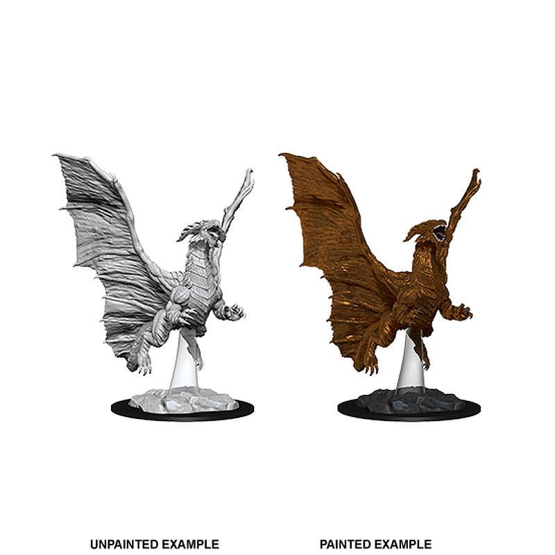 D&D Nolzur's Marvelous Miniatures Young Copper Dragon