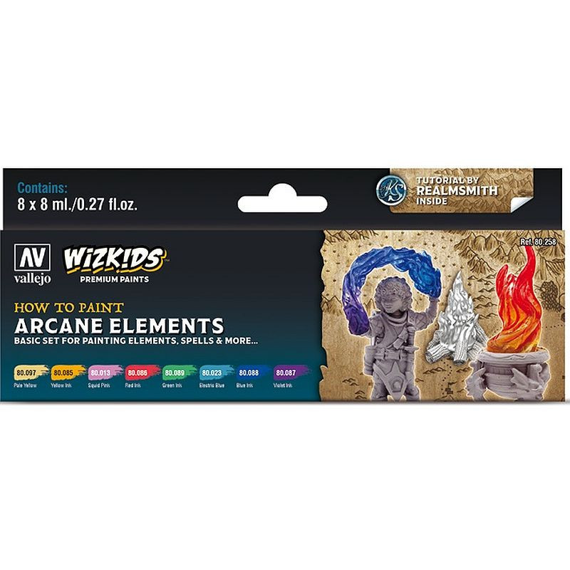 Vallejo Premium Wizkids Set Arcane Elements 80.258