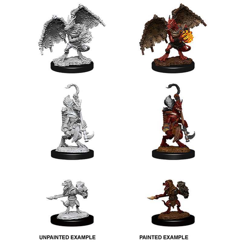 D&D Nolzur's Marvelous Miniatures Kobold Inventor, Dragonshield and Sorcerer