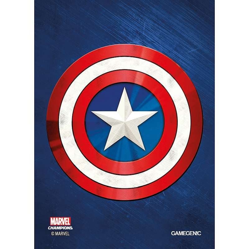 Protektory Gamegenic Standard CCG Marvel Art Captain America 50 szt.