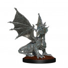 D&D Nolzur's Marvelous Miniatures Silver Dragon Wyrmling and Female Halfling