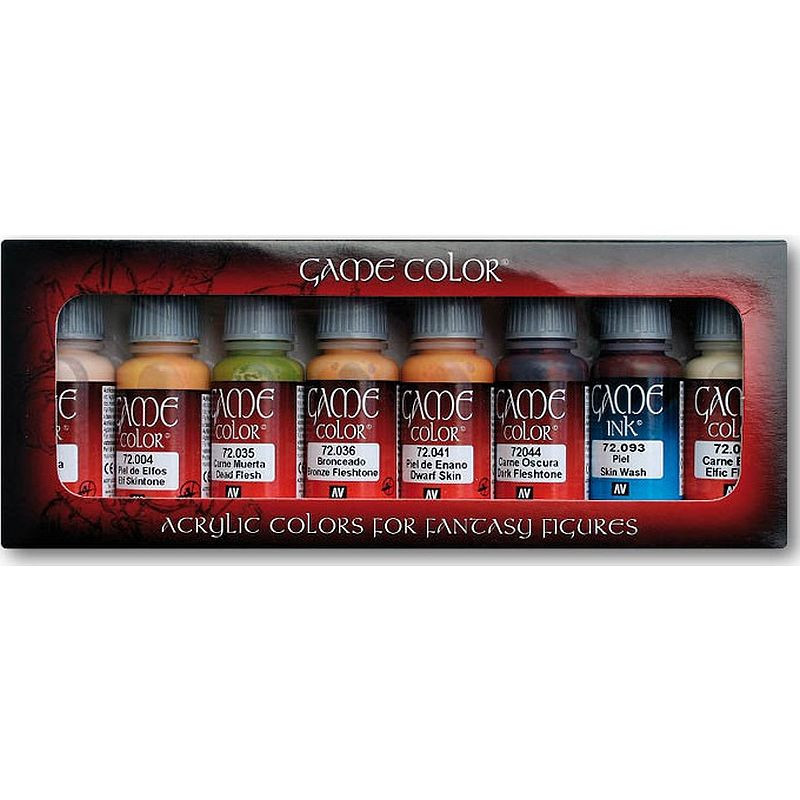 Vallejo Game Color Set Skin Tones 72.295