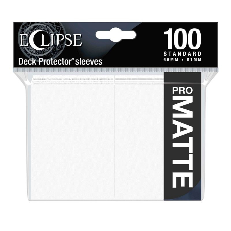 Protektory Ultra Pro Standard CCG Eclipse Matte Białe 100 szt.