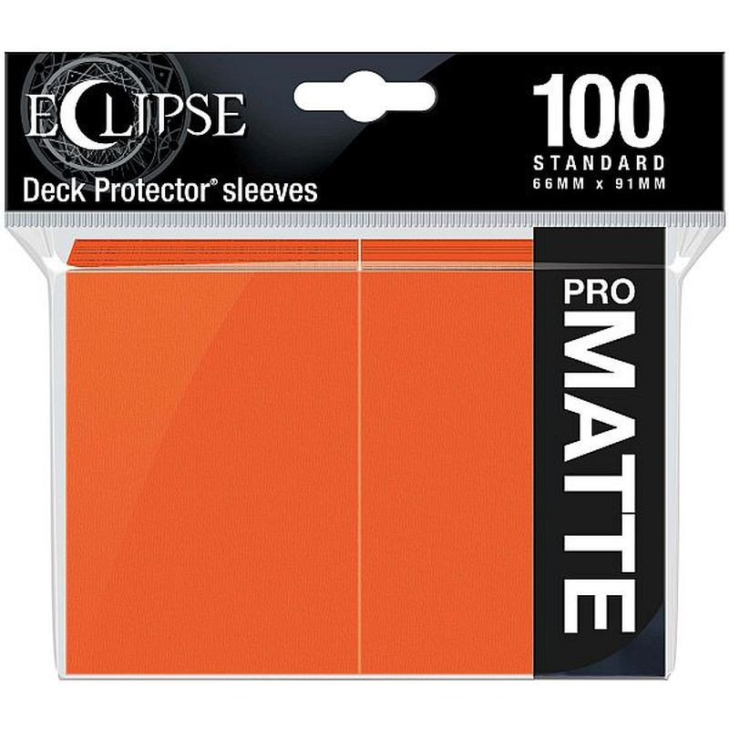Protektory Ultra Pro Standard CCG Eclipse Matte Pomarańczowe 100 szt.