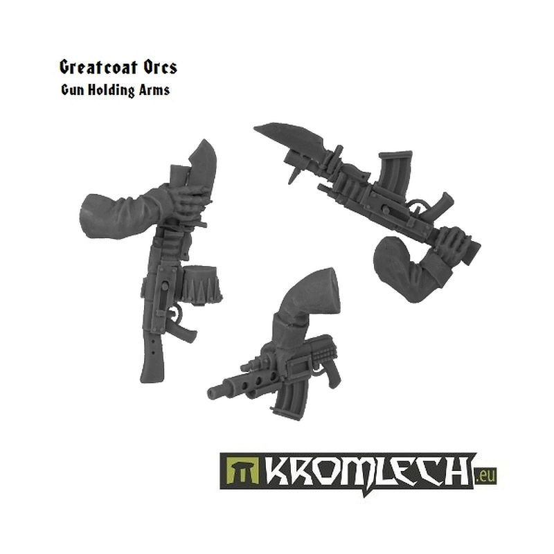 Kromlech Orc Greatcoats Gun Holding Arms [right]