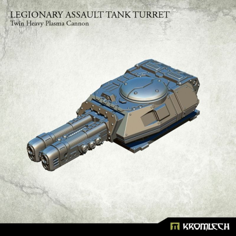 Kromlech Legionary Assault Tank Turret: Twin Heavy Plasma Cannon