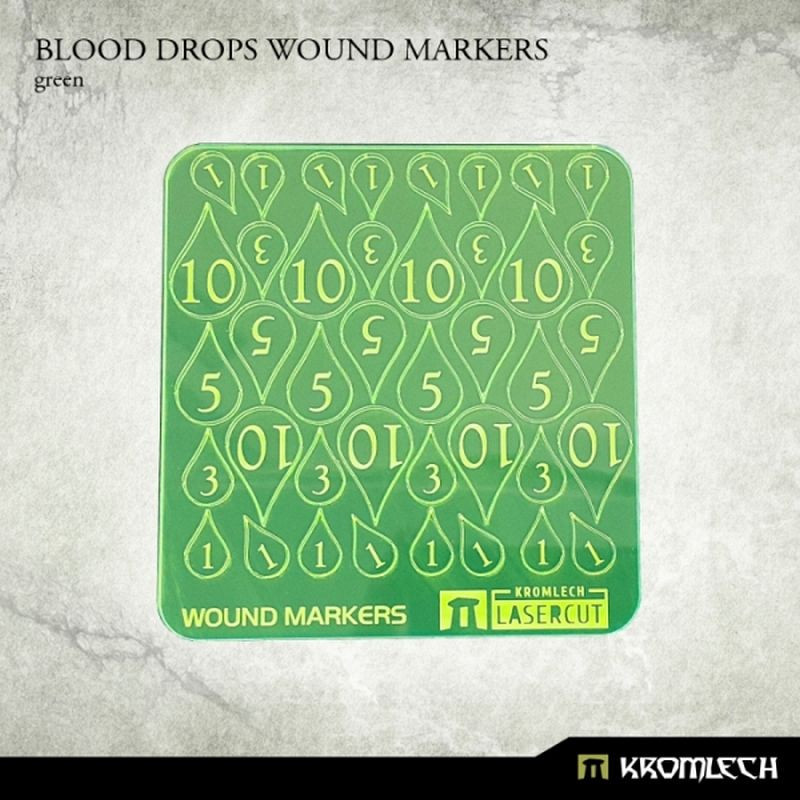 Znacznik Kromlech Blood Drops Wound Markers [green]