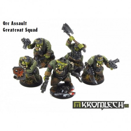 Kromlech Orc Assault Greatcoat Squad