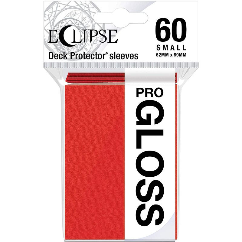 Protektory Ultra Pro Eclipse Small Gloss Czerwone 60 szt.