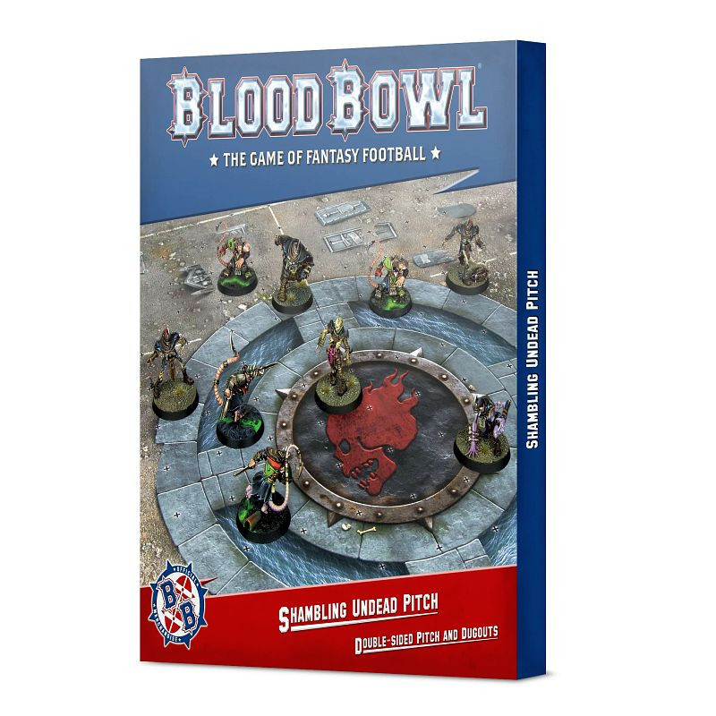 Blood Bowl Shambling Undead Pitch and Dugout Set