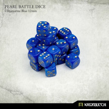 Kromlech Pearl Battle Dice 25xK6 Legion Ultramarine Blue 12mm