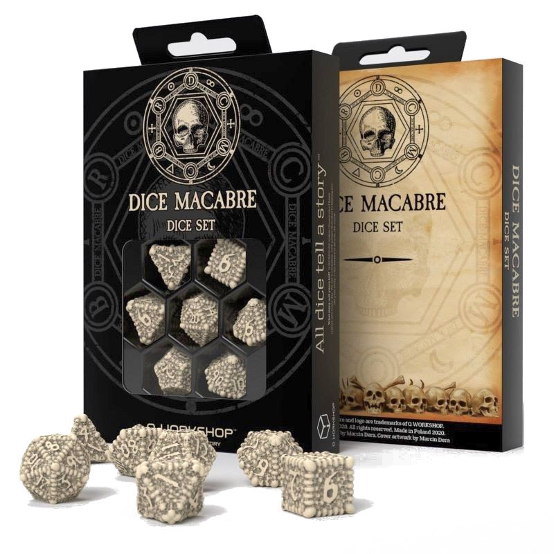 Kości RPG Q-Workshop Dice Macabre